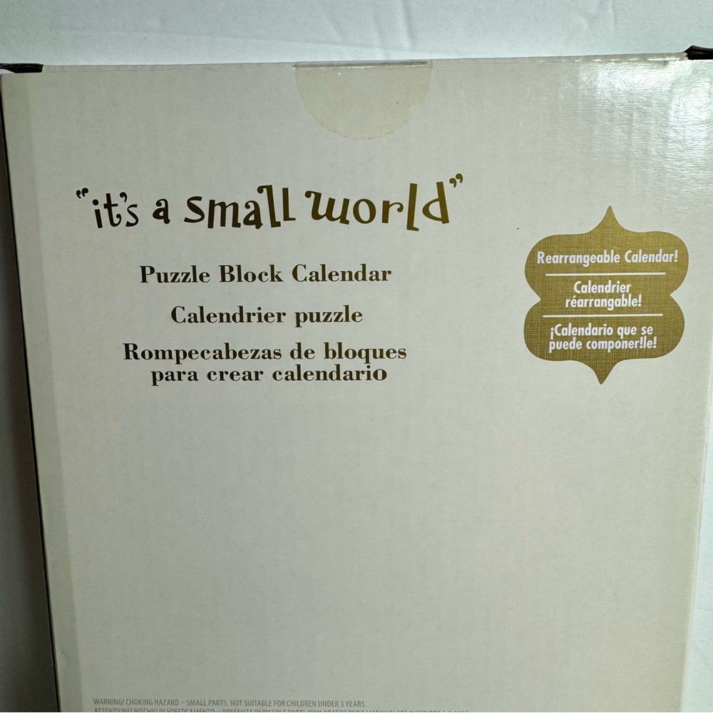 NWT. Disney Calendar - It's A Small World Block Puzzle. LMK - Picture 7 of 11